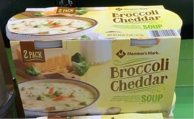 Broccoli Cheddar Chopped Broccoli, Matchstick Carrots and Sautéed Onions in a Cheesy Creamy Sauce with a Touch of Dijon Mustard Soup