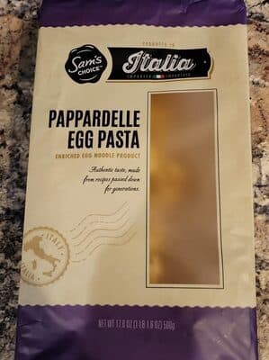 Sam's Choice Pappardelle Egg Pasta