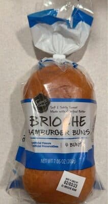 Brioche Hamburger Buns