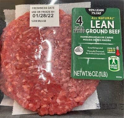 Lean Ground Beef Patties