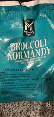 Steam In Bag Broccoli Normandy A Blend Of Broccoli Florets, Cauliflower Florets, Orange Carrots & Yellow Carrots
