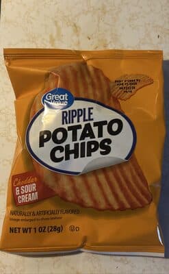 Cheddar & Sour Cream Flavored Potato Chips