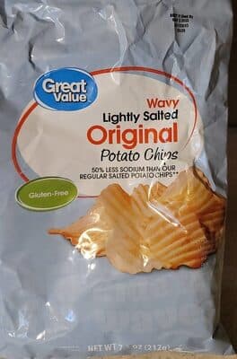 Lightly Salted Original Wavy Potato Chips