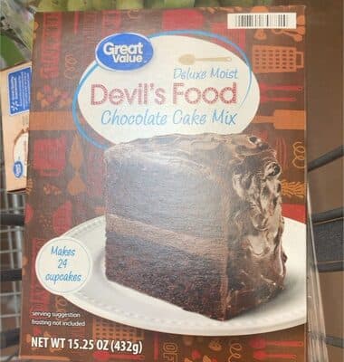 Devil's Food Deluxe Moist Chocolate Cake Mix