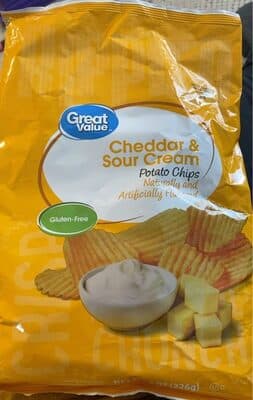 Cheddar & Sour Cream Flavored Potato Chips