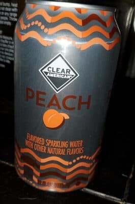 Peach Flavored Sparkling Water