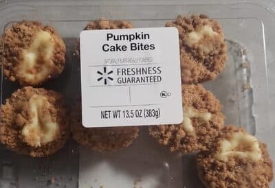 Pumpkin Flavored Cake Bites