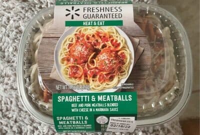 Spaghetti & Meatballs Beef and Pork Meatballs Blended with Cheese in a Marinara Sauce