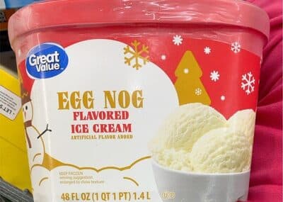 Egg Nog Flavored Ice Cream