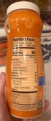 Hazelnut Flavored Non-Dairy Coffee Creamer