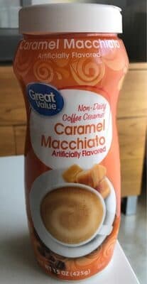 Caramel Macchiato Flavored Non-Dairy Coffee Creamer