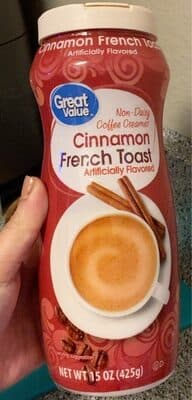 Cinnamon French Toast Flavored Non-Dairy Coffee Creamer