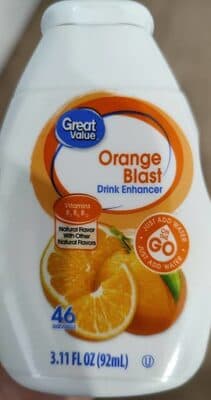Orange Blast Flavor Drink Enhancer