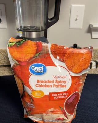 Breaded Spicy Chicken Breast Patties With Rib Meat