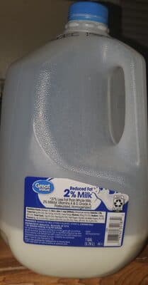 GREAT VALUE, 2% REDUCED FAT MILK