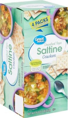 Unsalted Tops Saltine Crackers