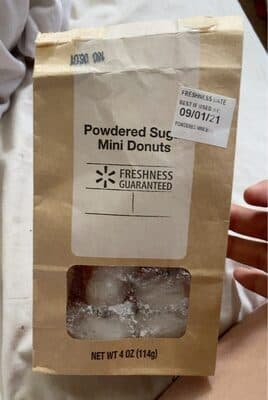 Powdered Sugar Mini Donuts