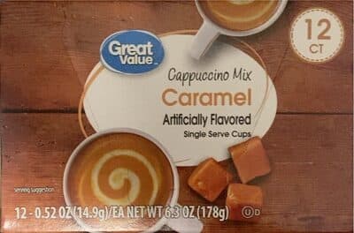 Caramel Flavored Cappuccino Drink Mix