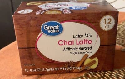 Chai Latte Flavored Drink Mix Single Serve Cups