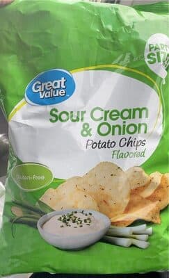 Sour Cream & Onion Flavored Potato Chips