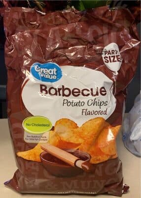 Barbecue Flavored Potato Chips