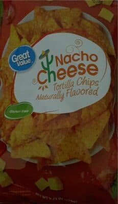 Nacho Cheese Flavored Tortilla Chips