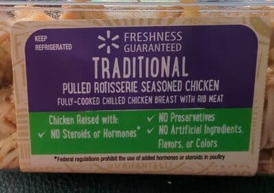 Traditional Pulled Rotisserie Chicken Fully-Cooked Chilled Chicken Breast