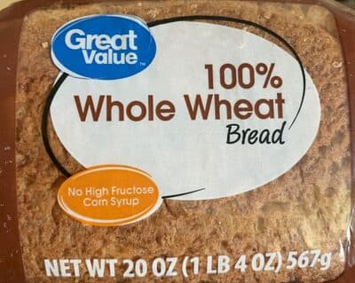 100% Whole Wheat Round Top Bread
