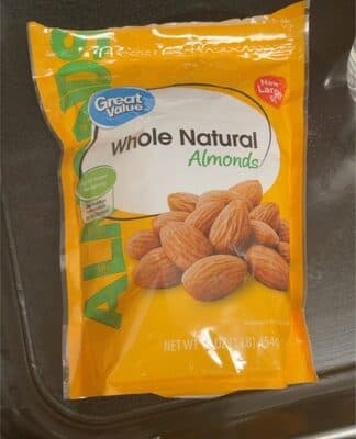 Great Value Whole Natural Almonds