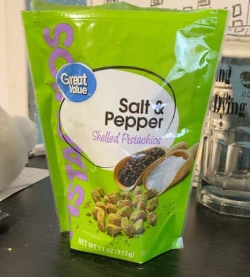 Salt & Pepper Shelled Pistachios