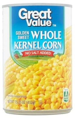 No Salt Added Golden Sweet Whole Kernel Corn