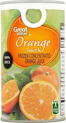 Orange Frozen 100% Juice Concentrate