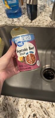 Vegetable Beef Condensed Soup