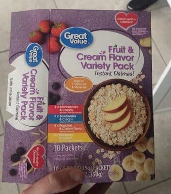 Instant oatmeal