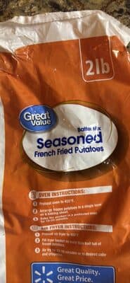 Batter Mix Seasoned French Fried Potatoes