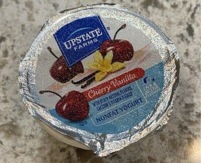 Upstate Nia Cherry Vanilla Rich and Creamy Yogurt