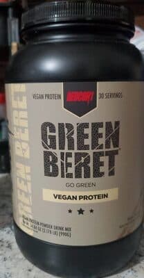 Green Beret Vegan Protein Powder Drink Mix, Peanut Butter