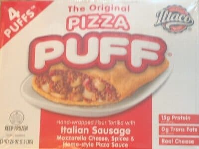 The original pizza puff italian sausage
