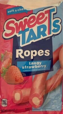 Tangy Strawberry Ropes Candy