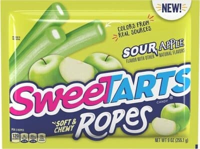 Sour Apple Soft & Chewy Ropes Candy