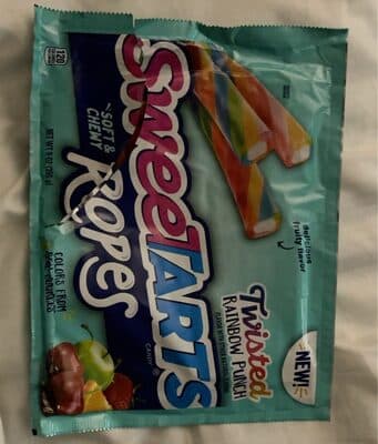 Twisted Rainbow Punch Soft & Chewy Ropes Candy