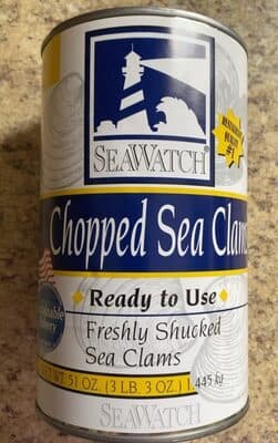 Chopped sea clams