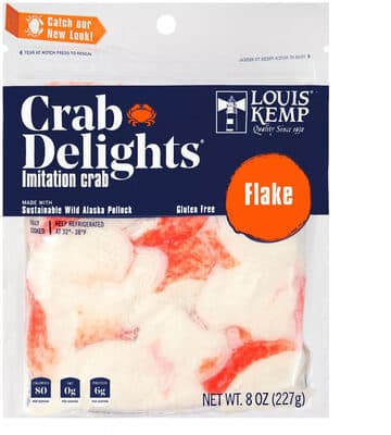 Crab Delights Flake Style Imitation Crabmeat