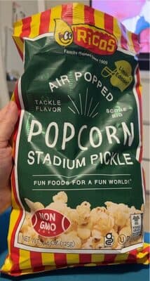 Tackle Flavor Stadium Picklf Air Popped Popcorn
