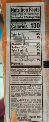 Austin Cheese Crackers Peanut Butter