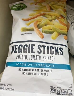 Potato, Tomato, Spinach Vegetable Veggie Sticks