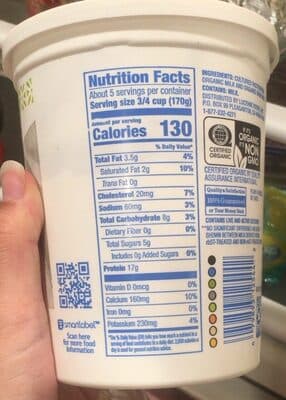 Plain Greek Strained Lowfat Yogurt