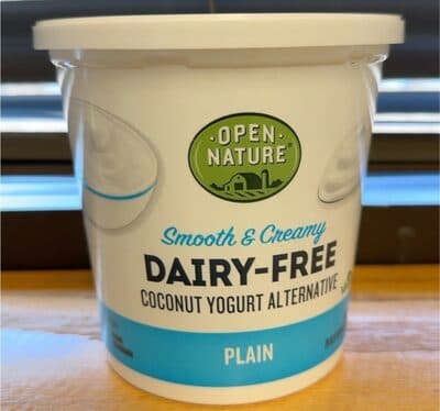 Dairy Free Coconut Yogurt Alternative