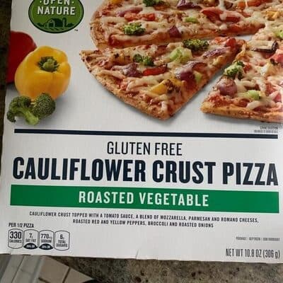 Gluten Free Roasted Vegetable Cauliflower Crust Pizza