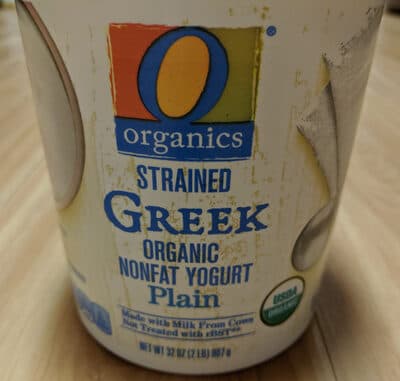 Plain Greek Strained Nonfat Yogurt